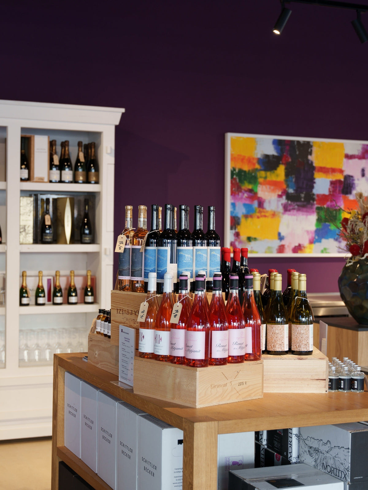 Champagner und Schaumweine in der Vinothek WeinWerft
