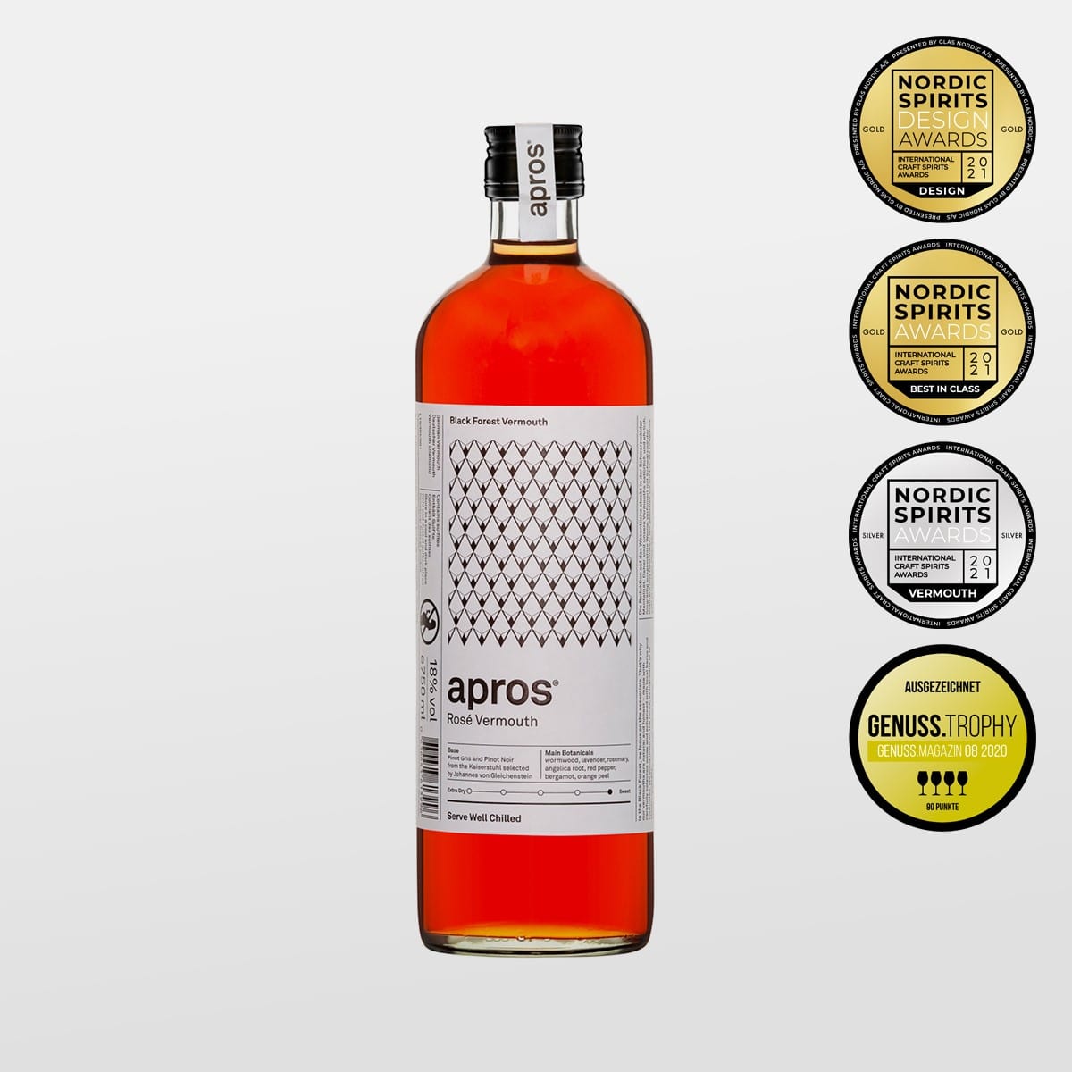 apros - Black Forest Vermouth Rosé – Bild 2