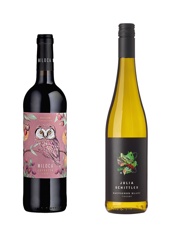 Wein des Monats: Miloca Garnatxa BIO und Zornheimer Sauvignon Blanc von Julia Schittler